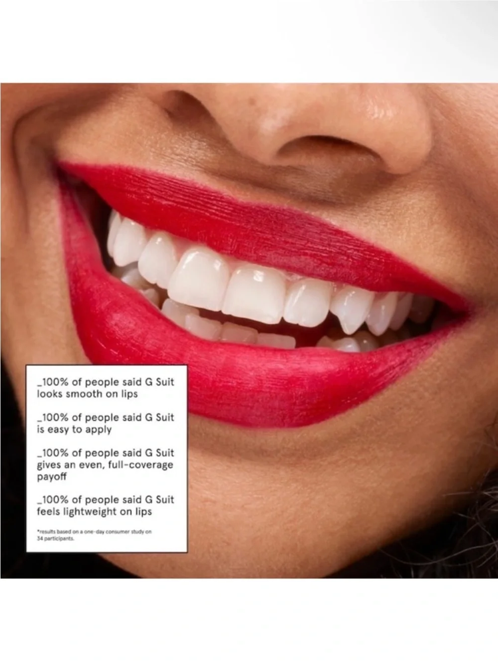 Glossier G Suit Lip Crème in Jet Red NEW